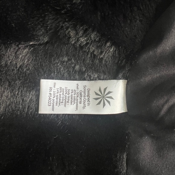 Women’s Athleta charcoal fur lined full zip - Picture 6 of 6